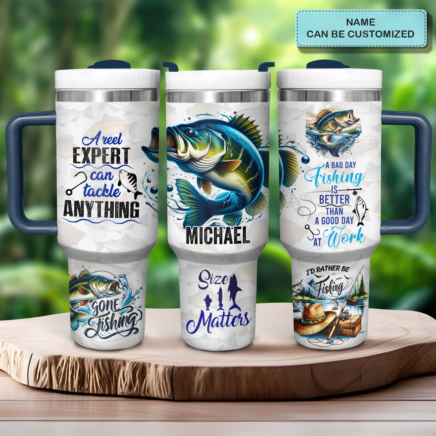 Gone Fishing Custom Stanley Cup 40 oz 30 oz Tumbler With HandleTVC2301722