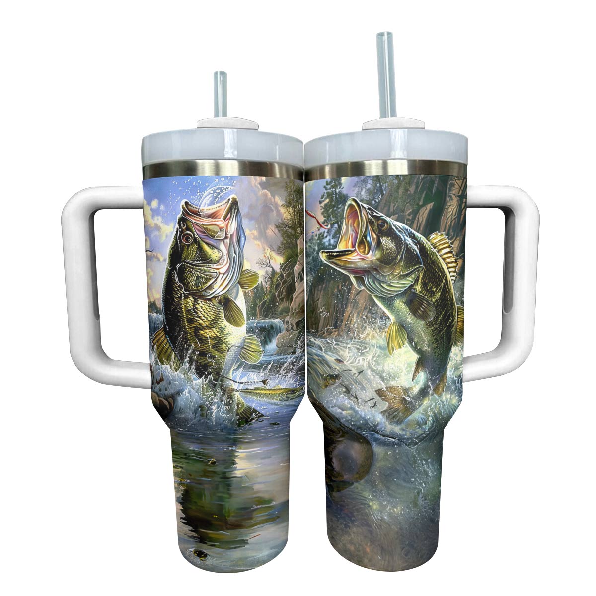 Gone Fishing Custom Stanley Cup 40 oz 30 oz Tumbler With HandleTVC2301790