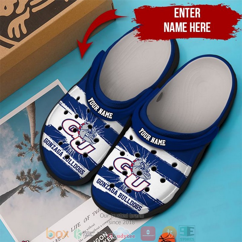 Gonzaga Bulldogs NCAA Sport Crocs Crocband Clogs Shoes Comfortable For Men Women and Kids