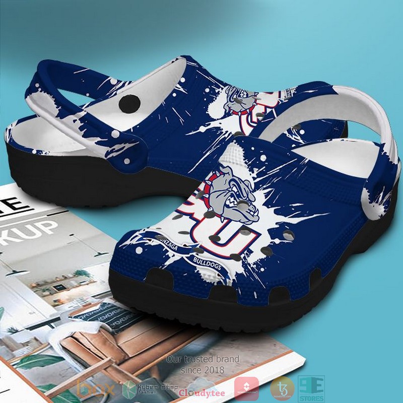 Gonzaga Bulldogs NCAA Sport Crocs Crocband Clogs Shoes Comfortable For Men Women and Kids