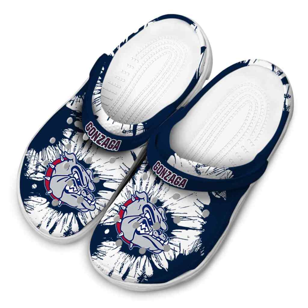 Gonzaga Bulldogs Splatter Graphics ClogTVC1801751 - Image 4