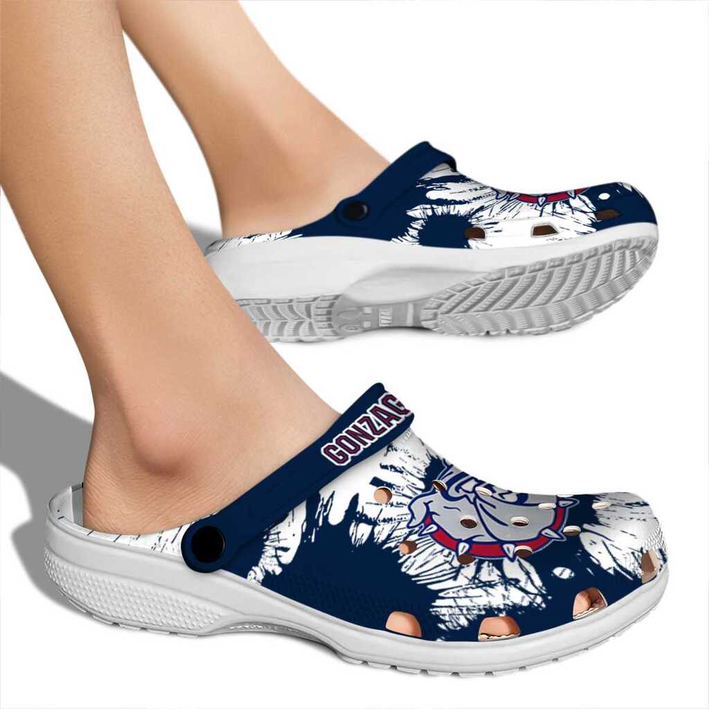 Gonzaga Bulldogs Splatter Graphics ClogTVC1801751 - Image 2