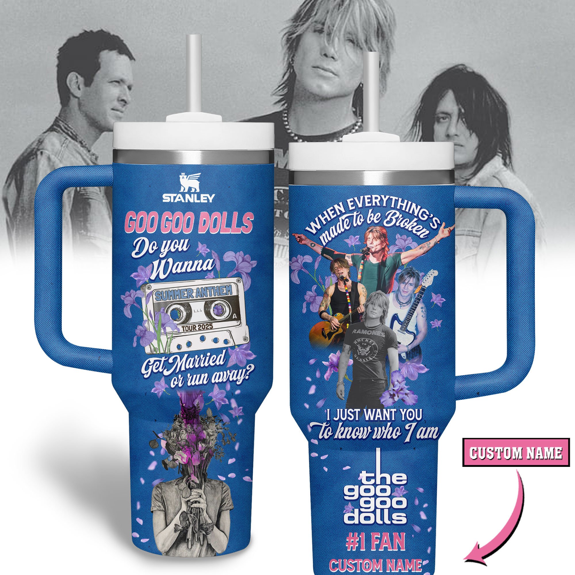 Goo Goo Dolls Music Custom Stanley Cup 40 oz 30 oz Tumbler With HandleTVC2301216
