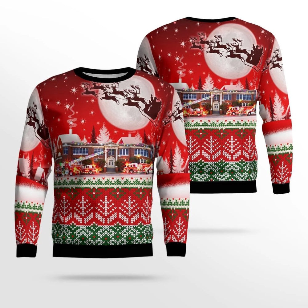 Goochland Virginia Goochland County Fire Rescue Christmas Ugly Sweater Xmas Unisex Sweater Christmas Gifts For Men Women