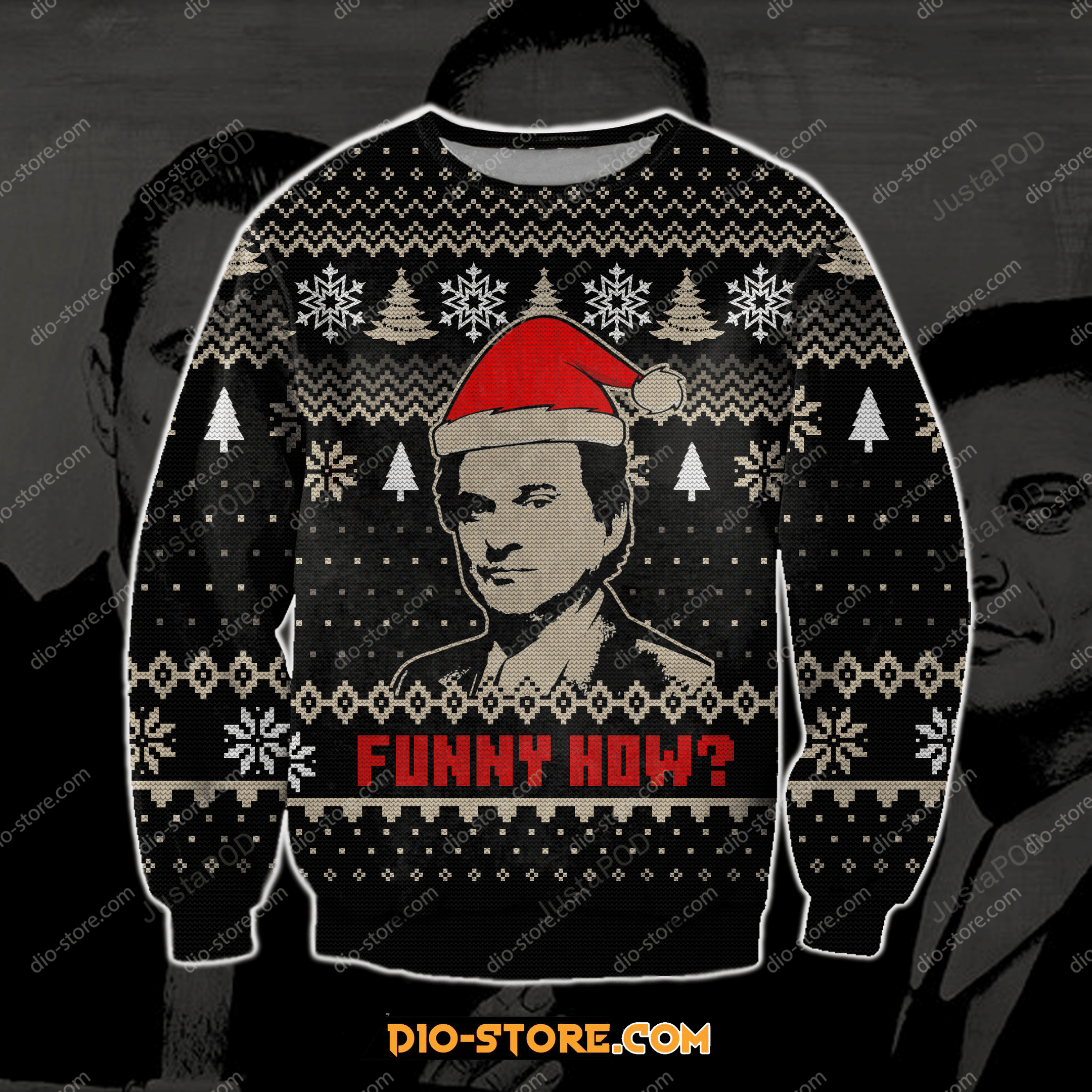 Goodfellas Funny How Ugly Christmas Sweater Adult 3D Funny Matching for family