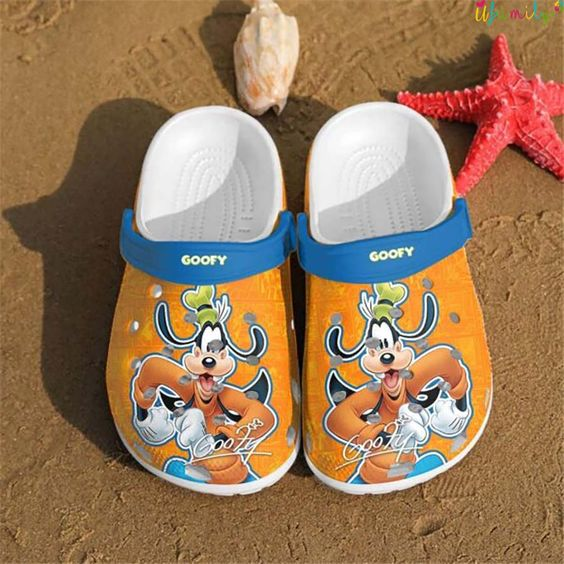 Goofy Cartoon Crocs Crocband Clogs Shoes Comfortable For Men Women and Kids