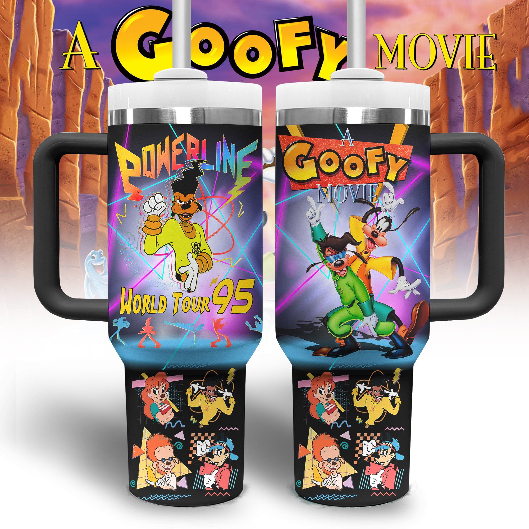 Goofy Cartoon Custom Stanley Cup 40 oz 30 oz Tumbler With HandleTVC2301801