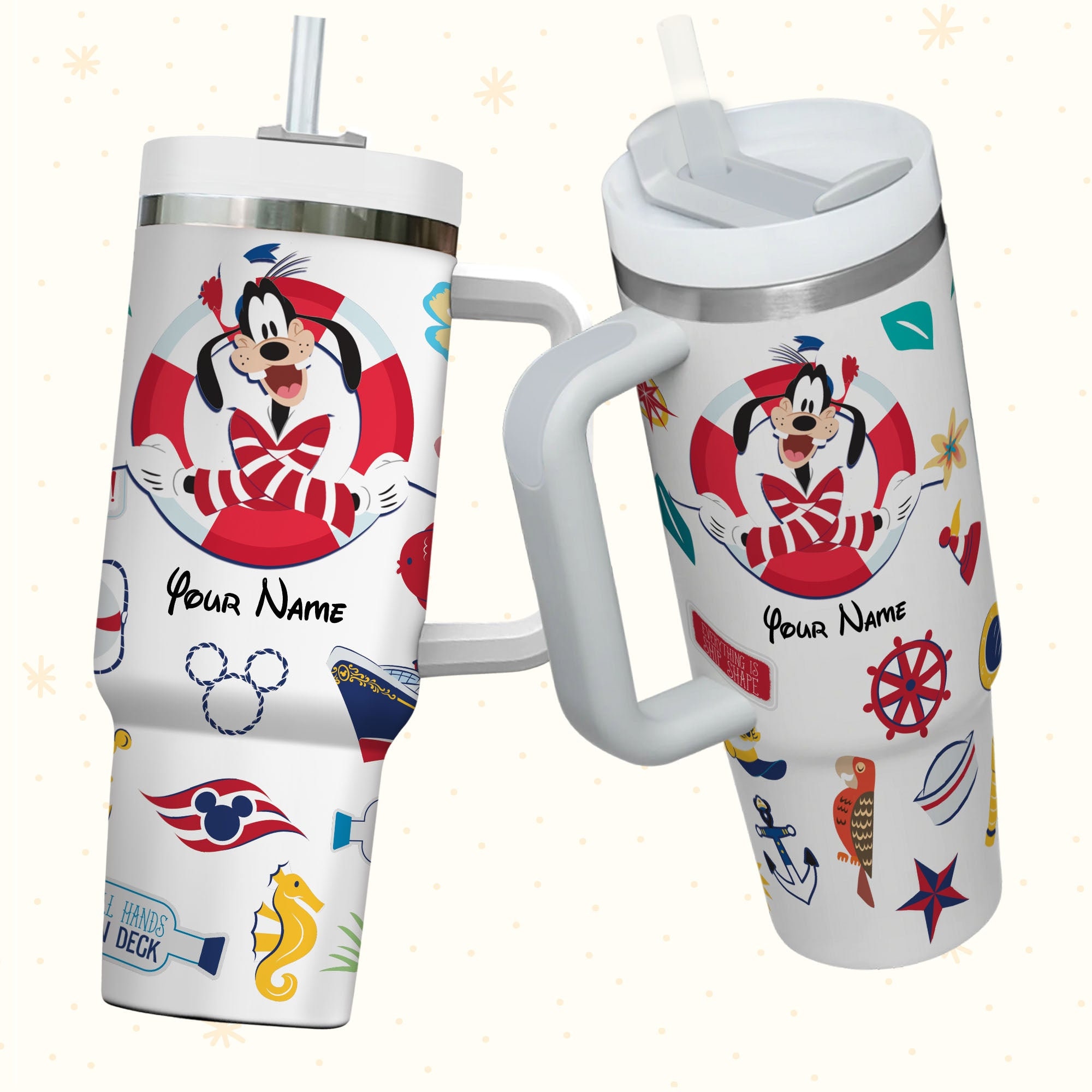 Goofy Disney Cartoon Custom Stanley Cup 40 oz 30 oz Tumbler With HandleTVC2301976 - Image 3