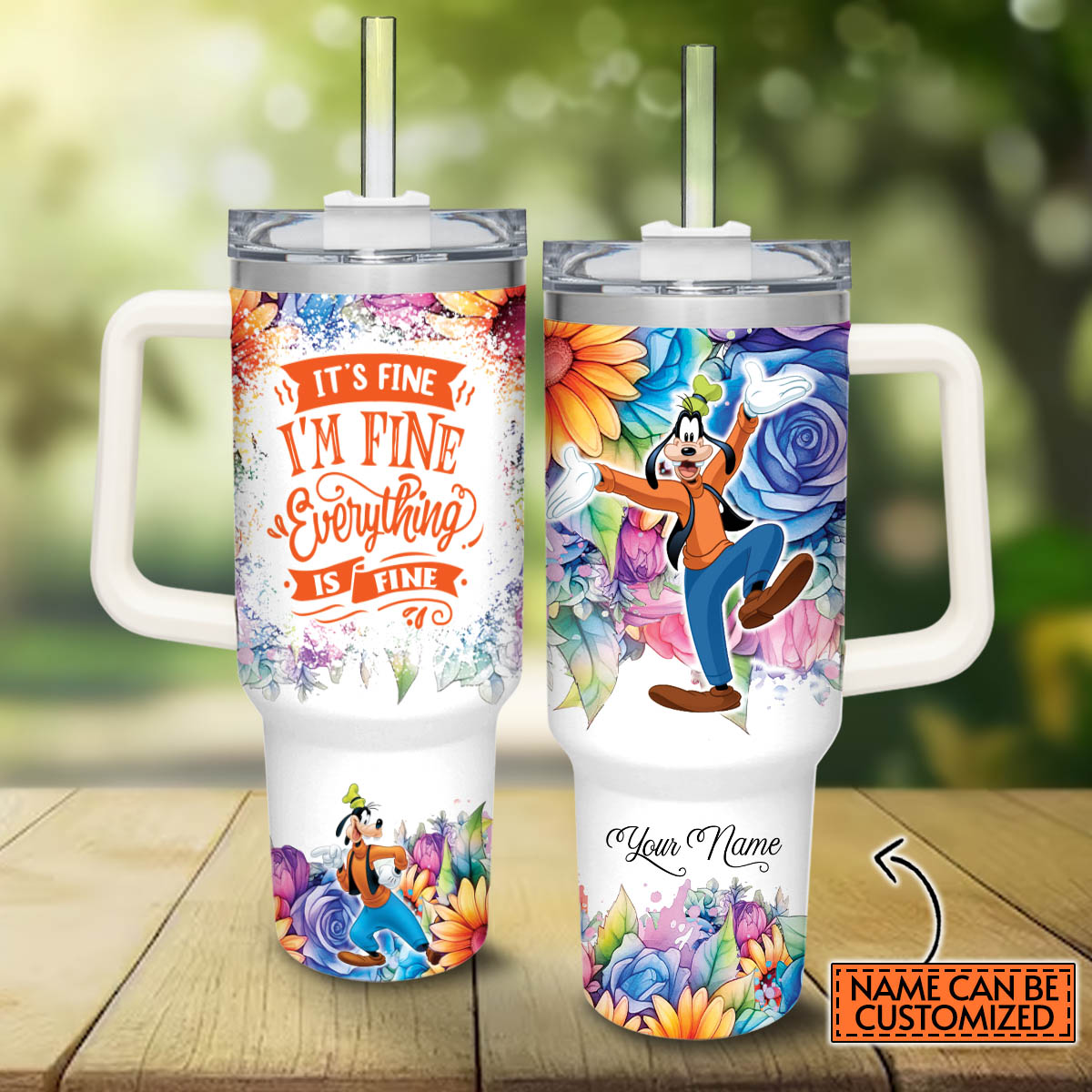 Goofy Mickey Mouse And Friends Cartoon Custom Stanley Cup 40 oz 30 oz Tumbler With HandleTVC2301824