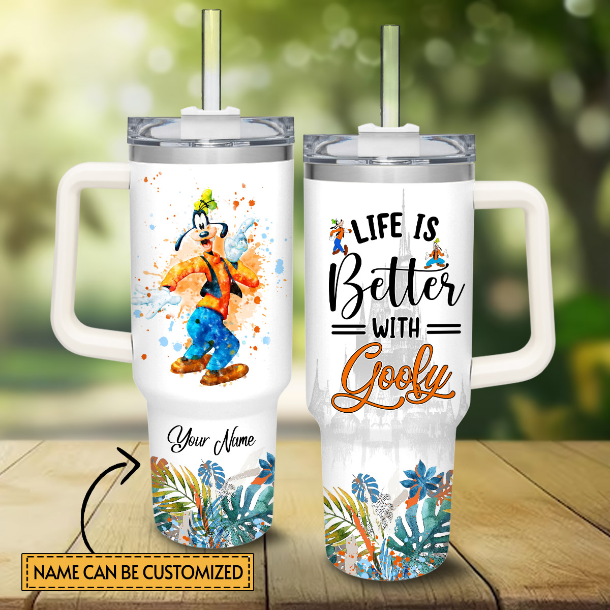 Goofy Mickey Mouse And Friends Cartoon Custom Stanley Cup 40 oz 30 oz Tumbler With HandleTVC2301829