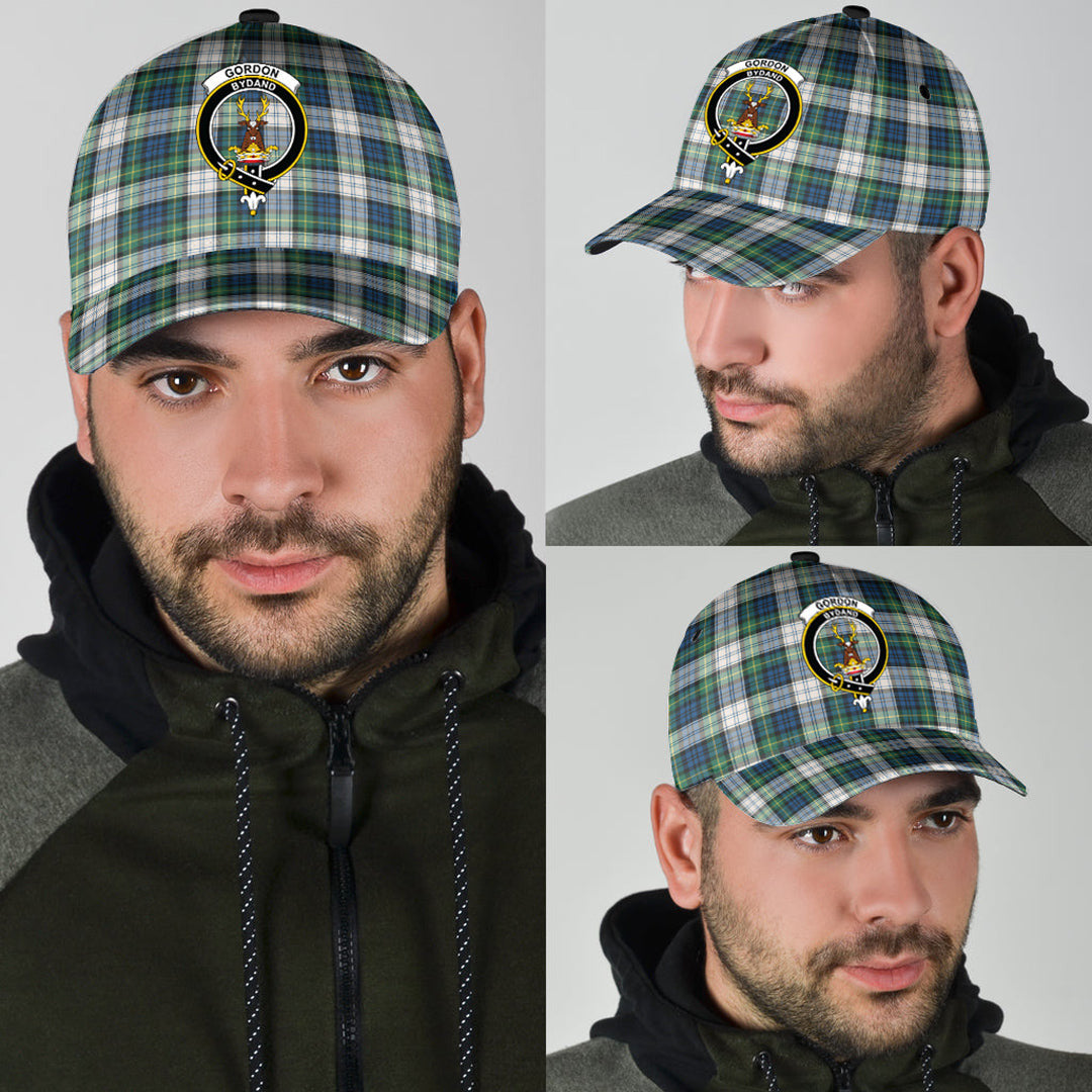 Gordon Dress Ancient Tartan Baseball Cap, Tartan Plaid Cap with Family Crest K23 Trucker Hats Custom Hats Gifts For Men & Women