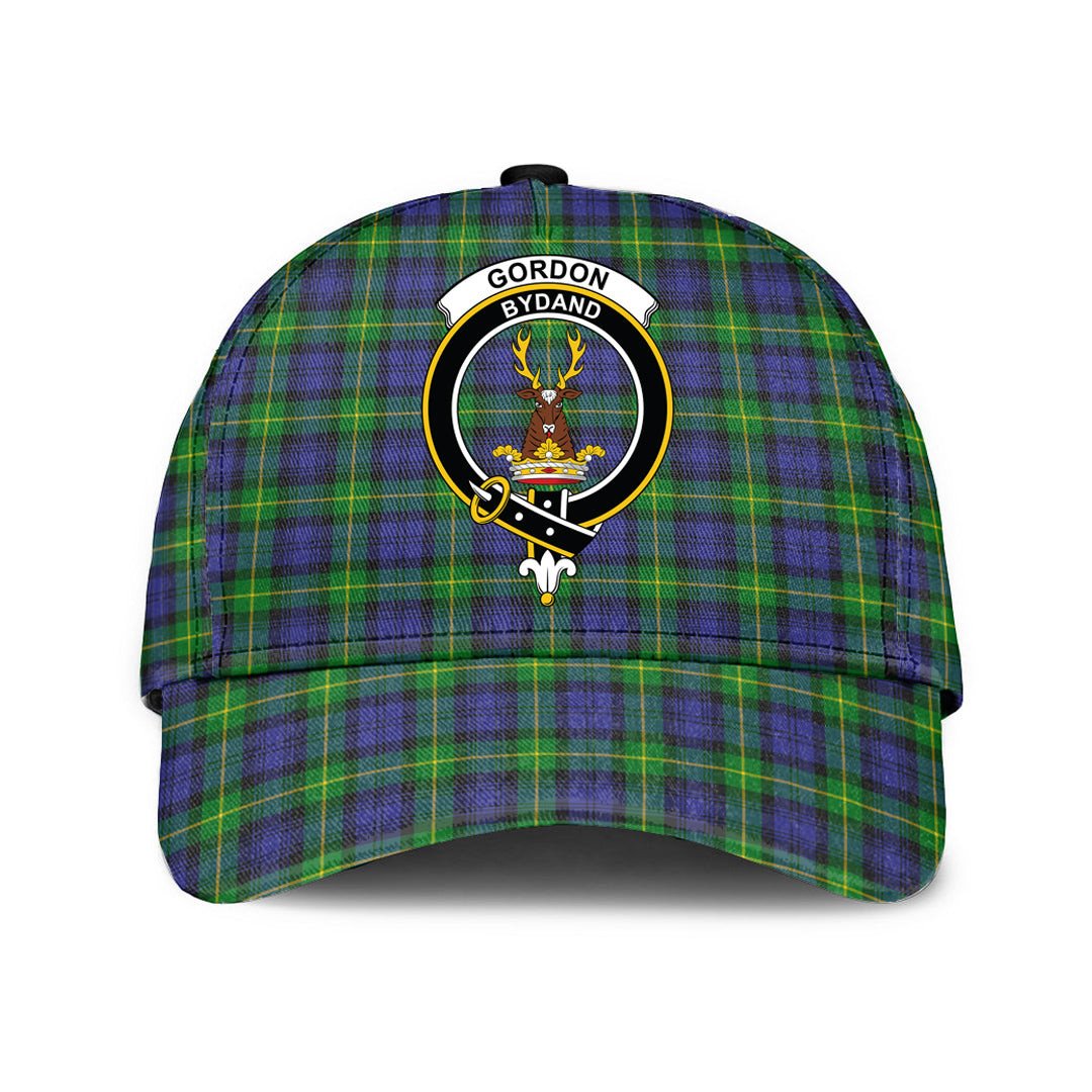 Gordon Modern Tartan Baseball Cap, Tartan Plaid Cap with Family Crest K23 Trucker Hats Custom Hats Gifts For Men & Women