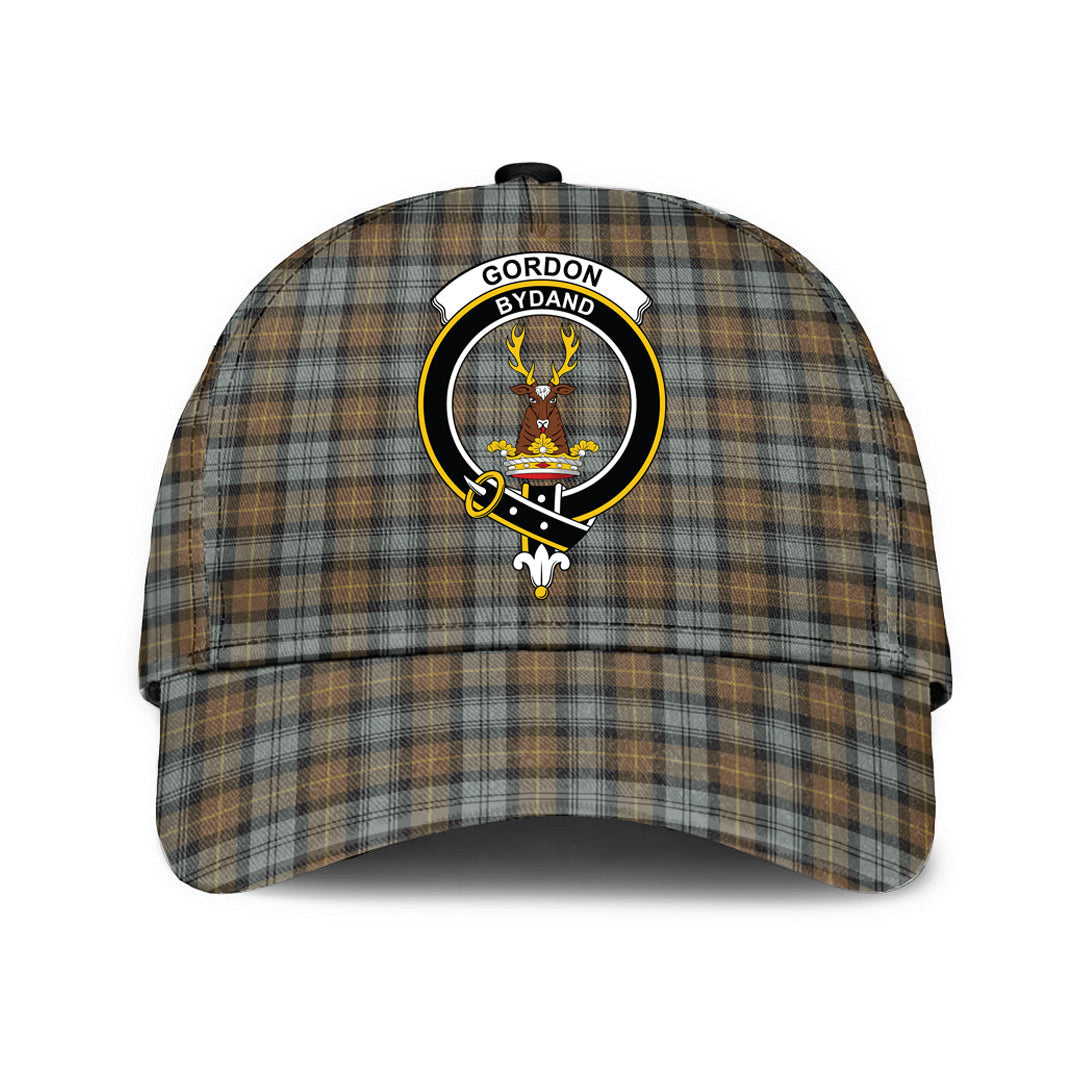 Gordon Weathered Tartan Baseball Cap, Tartan Plaid Cap with Family Crest K23 Trucker Hats Custom Hats Gifts For Men & Women