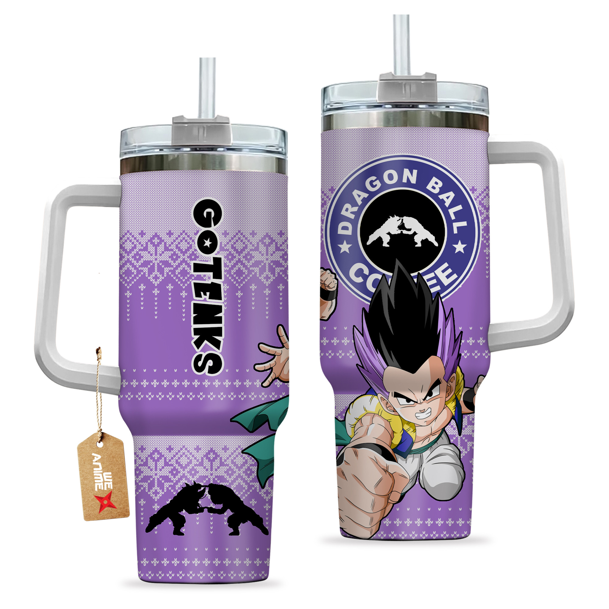 Gotenks Dragon Ball Z Anime Custom Stanley Cup 40 oz 30 oz Tumbler With HandleTVC2301162 - Image 2