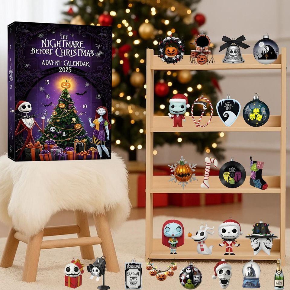 Gothic Fantasy Advent Calendar 2025, Skeleton Hero Figures, Dark Christmas Countdown Gift - Image 3