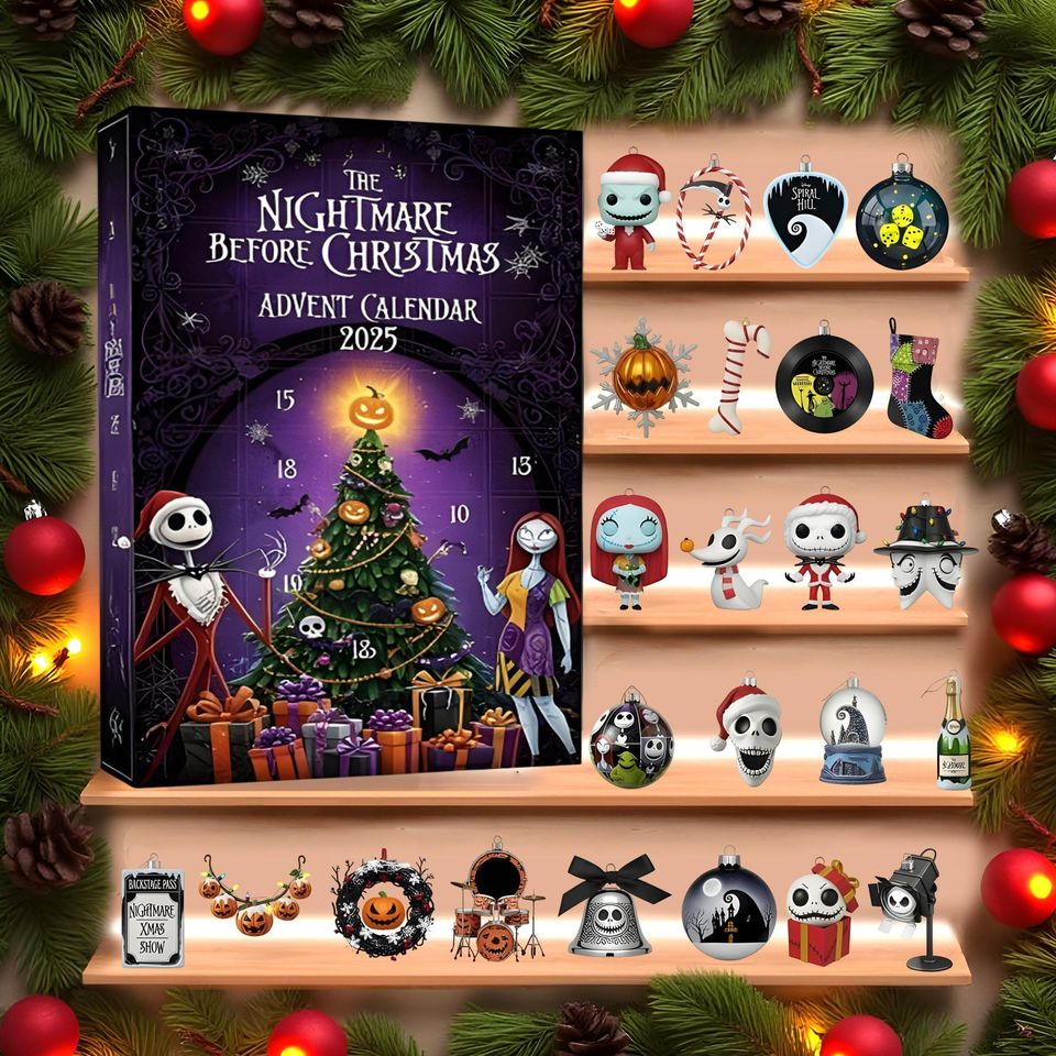 Gothic Fantasy Advent Calendar 2025, Skeleton Hero Figures, Dark Christmas Countdown Gift - Image 7