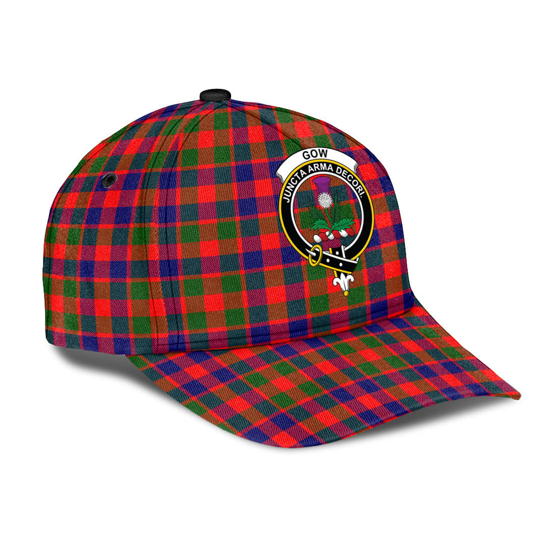 Gow Modern Tartan Baseball Cap, Tartan Plaid Cap with Family Crest K23 Trucker Hats Custom Hats Gifts For Men & Women