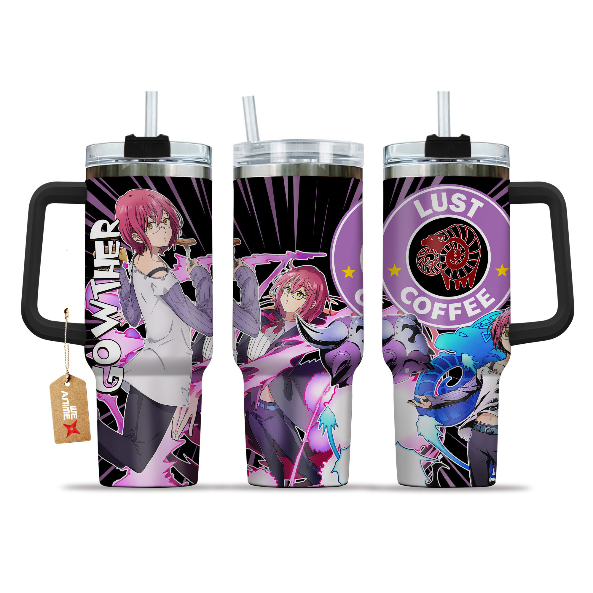 Gowther Nanatsu no Taizai Anime Custom Stanley Cup 40 oz 30 oz Tumbler With HandleTVC2301153