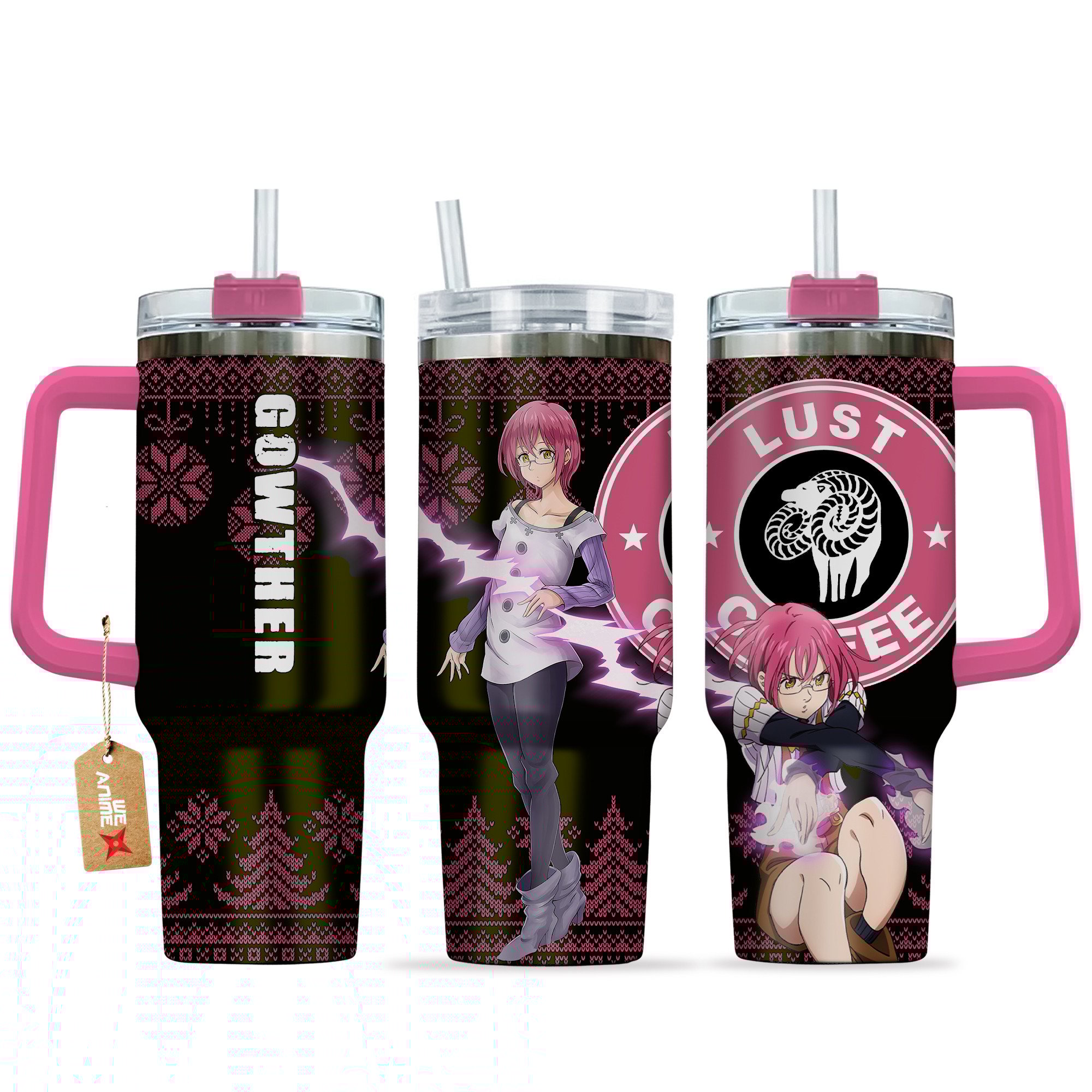 Gowther Nanatsu no Taizai Anime Custom Stanley Cup 40 oz 30 oz Tumbler With HandleTVC2301164