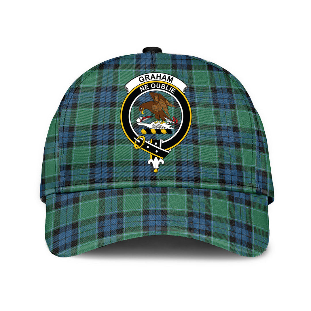 Graham of Menteith Ancient Tartan Baseball Cap, Tartan Plaid Cap with Family Crest K23 Trucker Hats Custom Hats Gifts For Men & Women