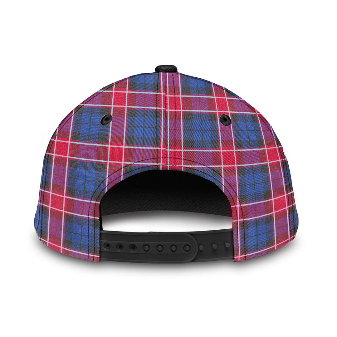 Graham of Menteith Red Tartan Baseball Cap, Tartan Plaid Cap with Family Crest K23 Trucker Hats Custom Hats Gifts For Men & Women