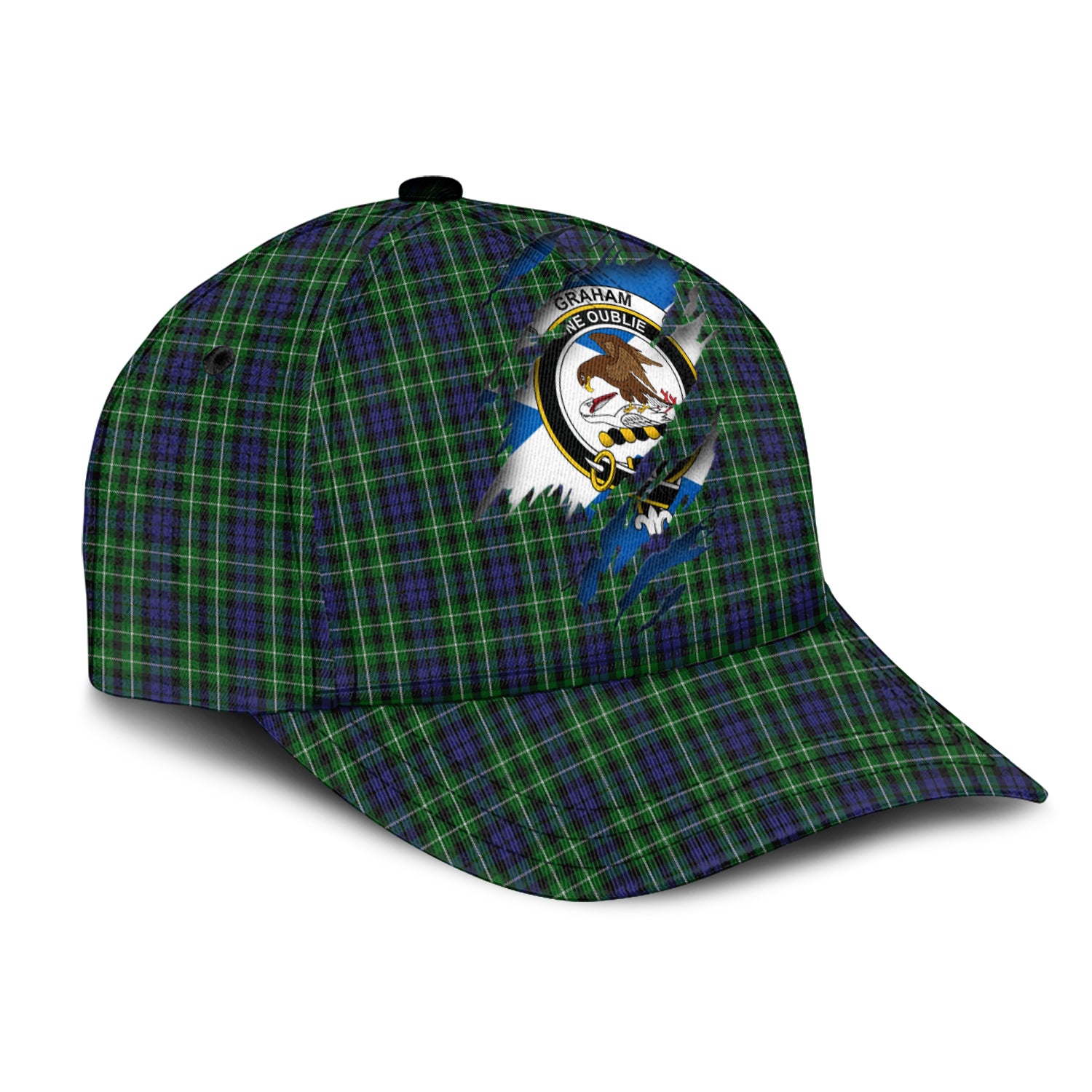 Graham of Montrose Tartan Plaid Cap, Family Crest In Me Style Tartan Baseball Cap TS23 Trucker Hats Custom Hats Gifts For Men & Women