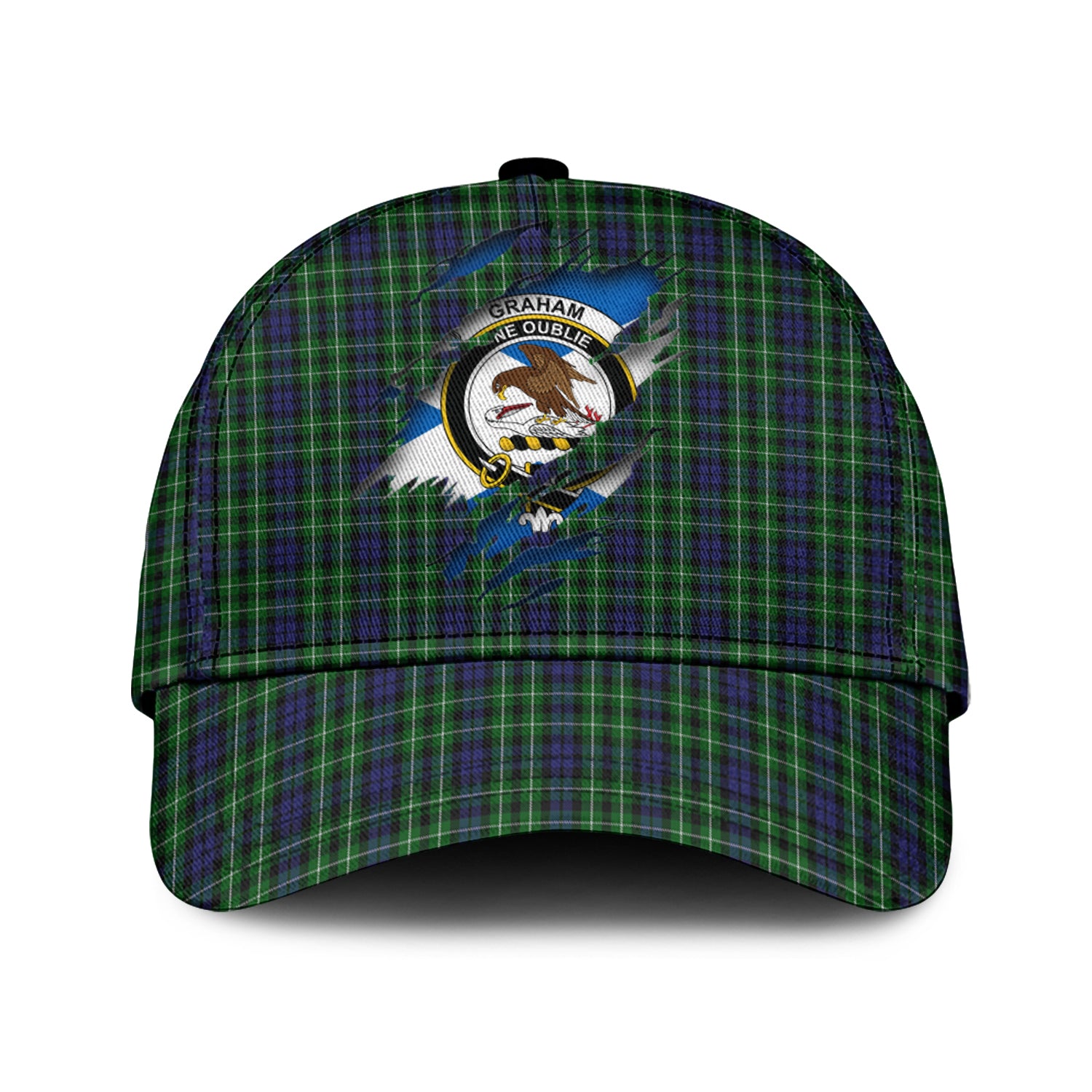 Graham of Montrose Tartan Plaid Cap, Family Crest In Me Style Tartan Baseball Cap TS23 Trucker Hats Custom Hats Gifts For Men & Women