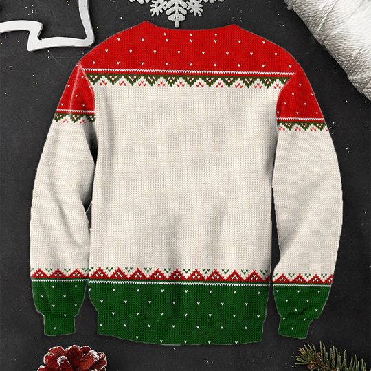 Grandma Love - Personalized Grandma Ugly Sweatshirt - Image 6