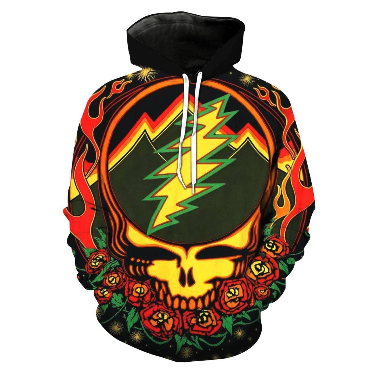 Grateful Dead 3D All Over Print Hoodie, Zip Hoodie