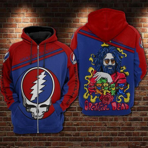 Grateful Dead 3D All Over Print Hoodie, Zip Hoodie