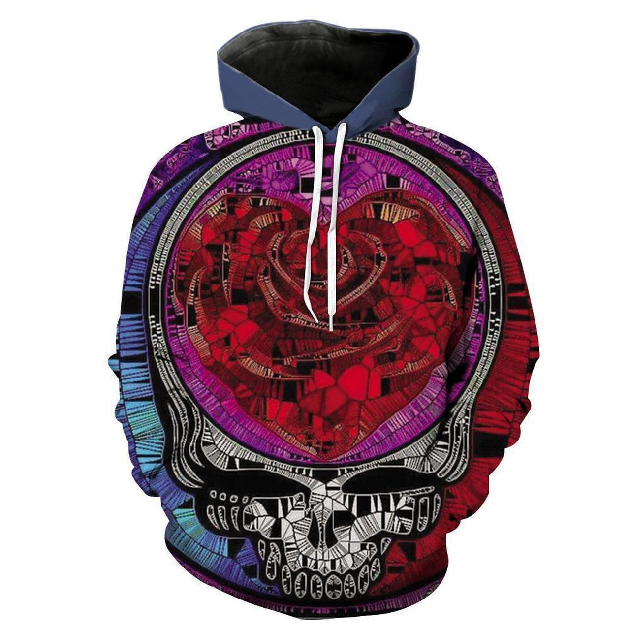 Grateful Dead 3D All Over Print Hoodie, Zip Hoodie