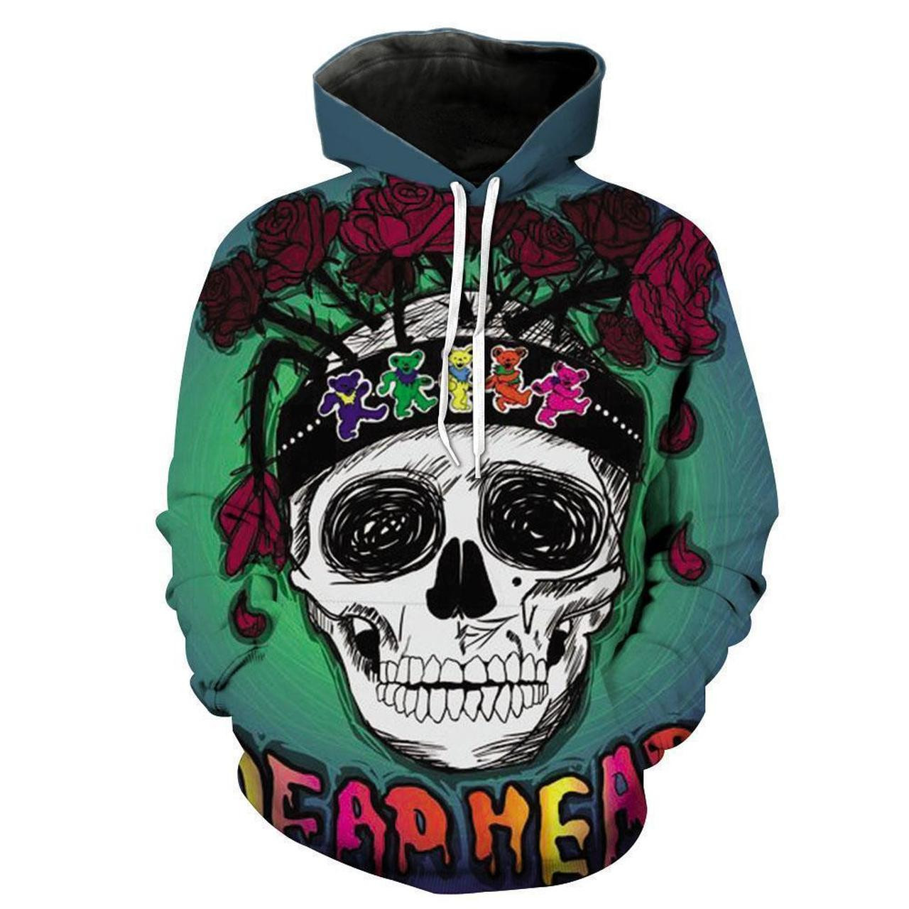 Grateful Dead 3D All Over Print Hoodie, Zip Hoodie