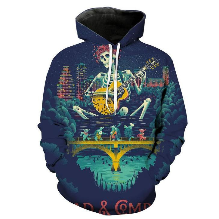 Grateful Dead 3D All Over Print Hoodie, Zip Hoodie