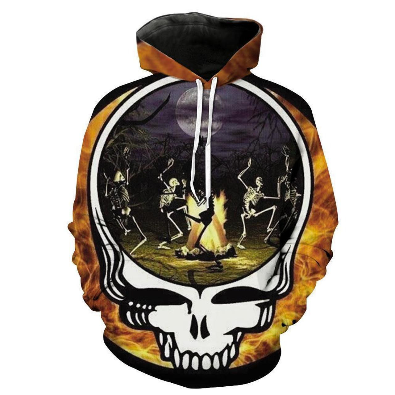 Grateful Dead 3D All Over Print Hoodie, Zip Hoodie