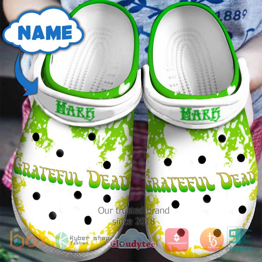 Grateful Dead Music Crocs Crocband Clogs Shoes Comfortable For Men Women and Kids