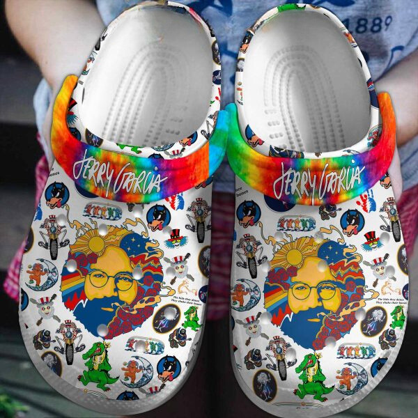 Grateful Dead Music Crocs Crocband Clogs Shoes Comfortable For Men Women and Kids
