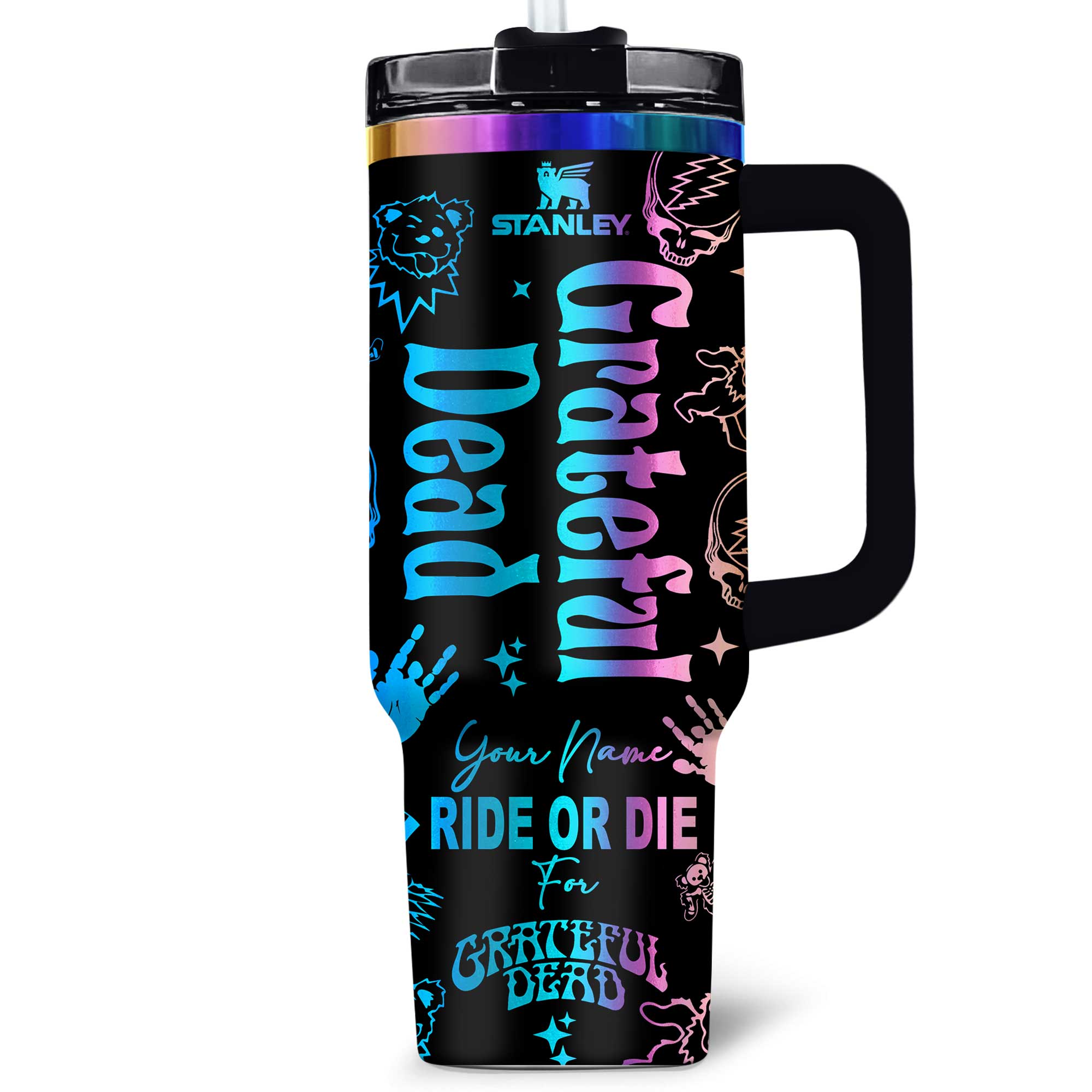 Grateful Dead Music Custom Stanley Cup 40 oz 30 oz Tumbler With HandleTVC2301177 - Image 4