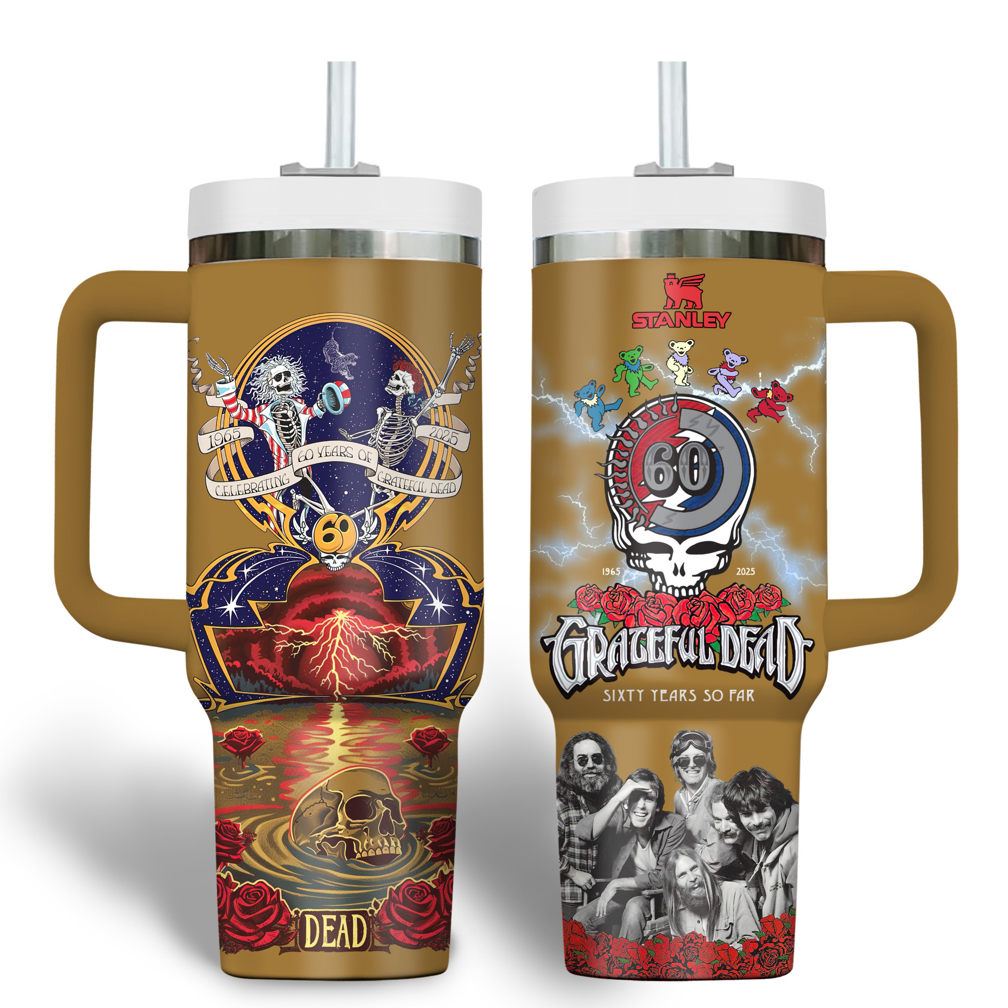 Grateful Dead Music Custom Stanley Cup 40 oz 30 oz Tumbler With HandleTVC2301182 - Image 4