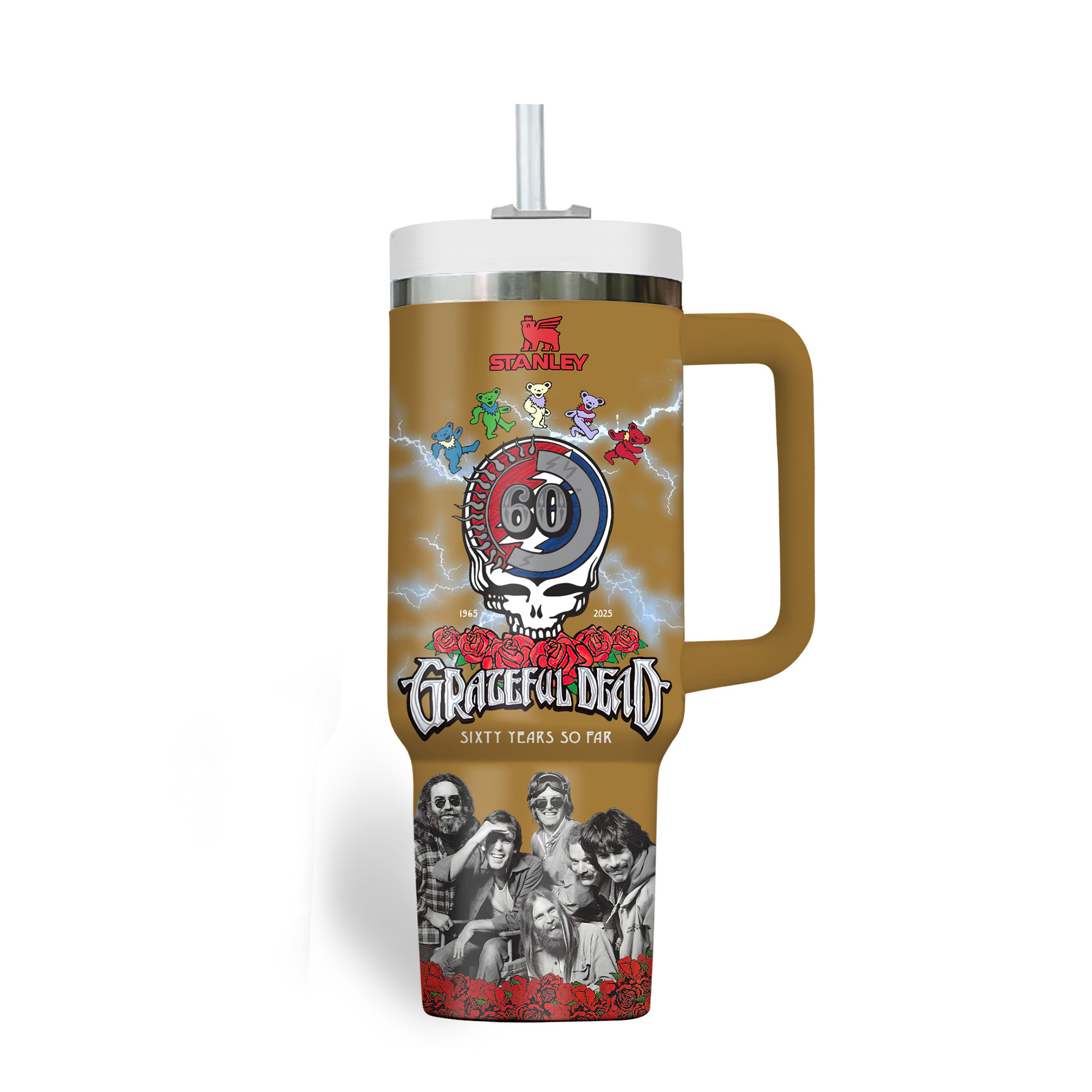 Grateful Dead Music Custom Stanley Cup 40 oz 30 oz Tumbler With HandleTVC2301182 - Image 2
