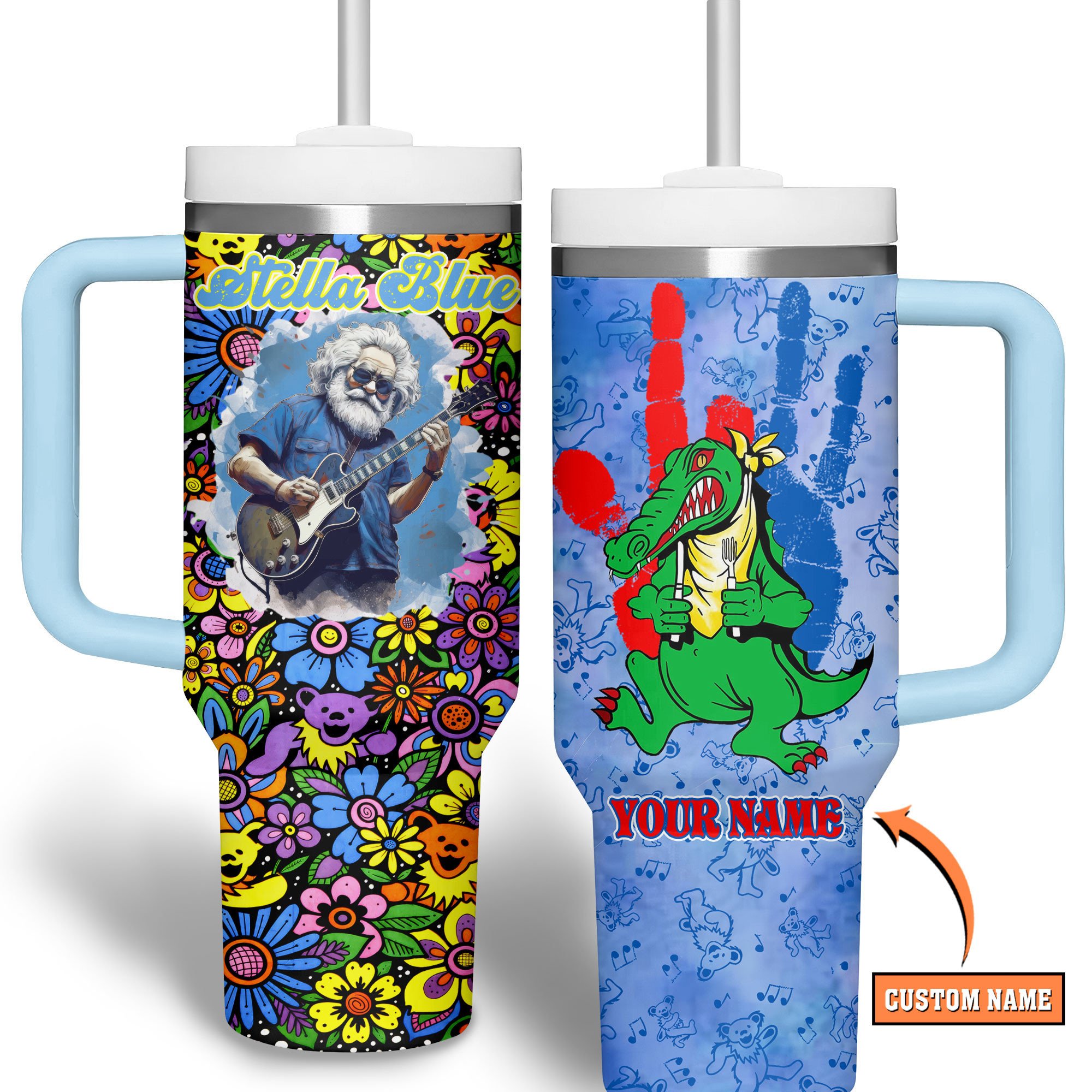 Grateful Dead Music Custom Stanley Cup 40 oz 30 oz Tumbler With HandleTVC2301513