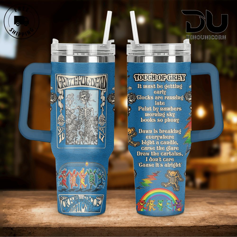 Grateful Dead Music Custom Stanley Cup 40 oz 30 oz Tumbler With HandleTVC2301710