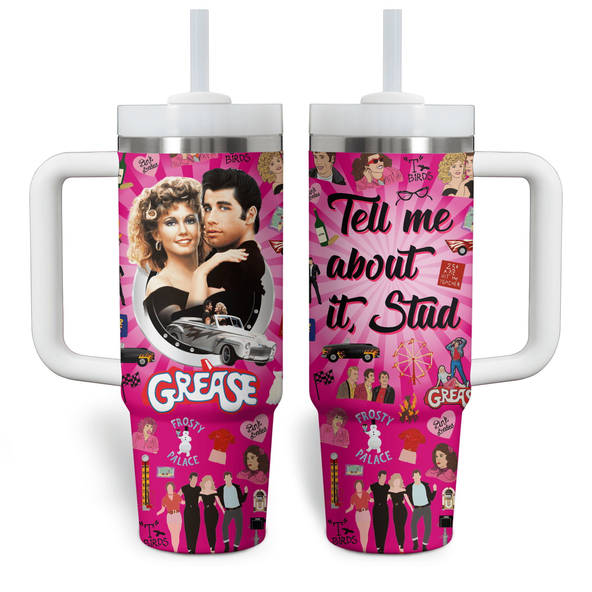 Grease Movies Custom Stanley Cup 40 oz 30 oz Tumbler With HandleTVC2301259