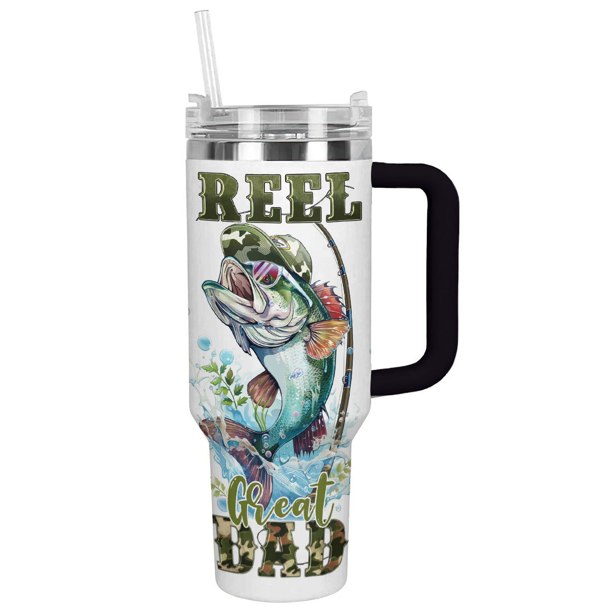 Great Dad Fishing Custom Stanley Cup 40 oz 30 oz Tumbler With HandleTVC2301793