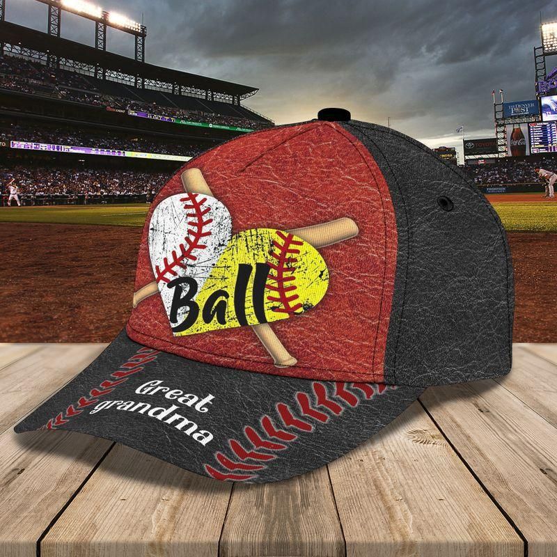 Great Grandma Red Black Classic Cap Baseball Cap For Baseball Lovers Trucker Hats Custom Hats Gifts For Men & Women