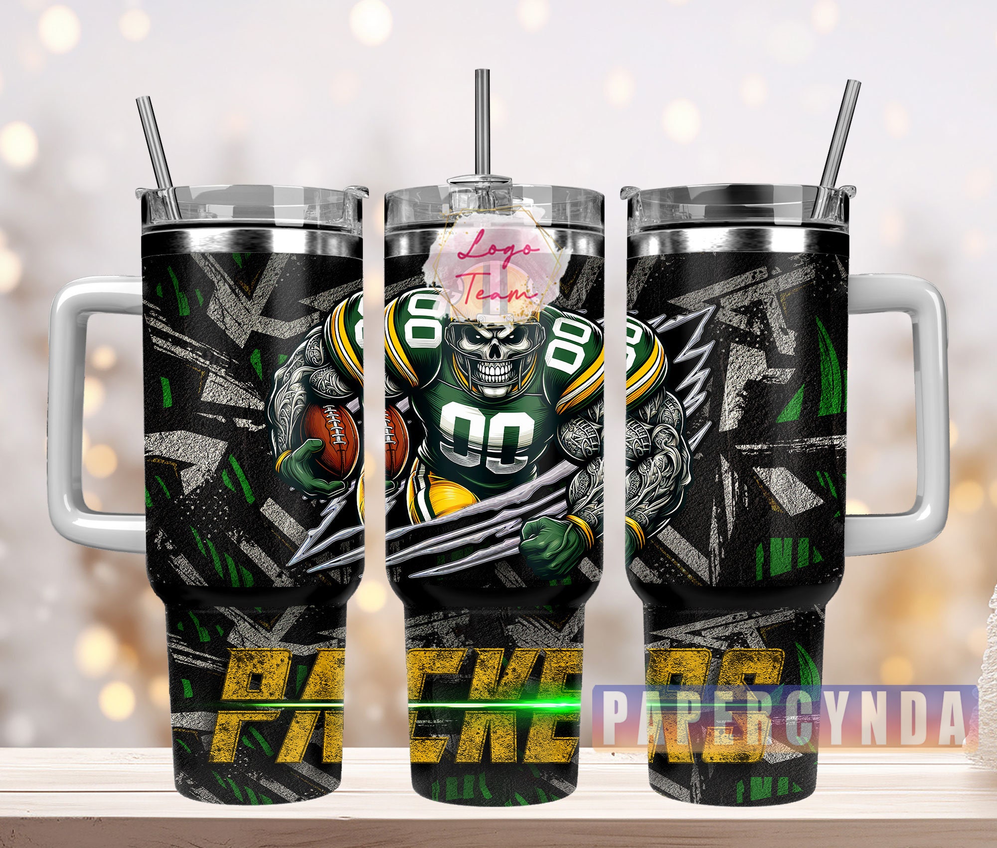 Green Bay Packers Custom Stanley Cup 40 oz 30 oz Tumbler With HandleTVC2301833