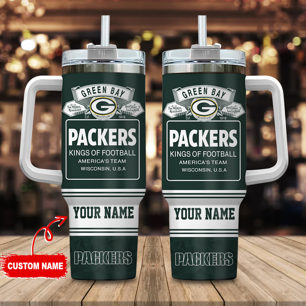Green Bay Packers NFL Bud Light Custom Stanley Cup 40 oz 30 oz Tumbler With HandleTVC2301109