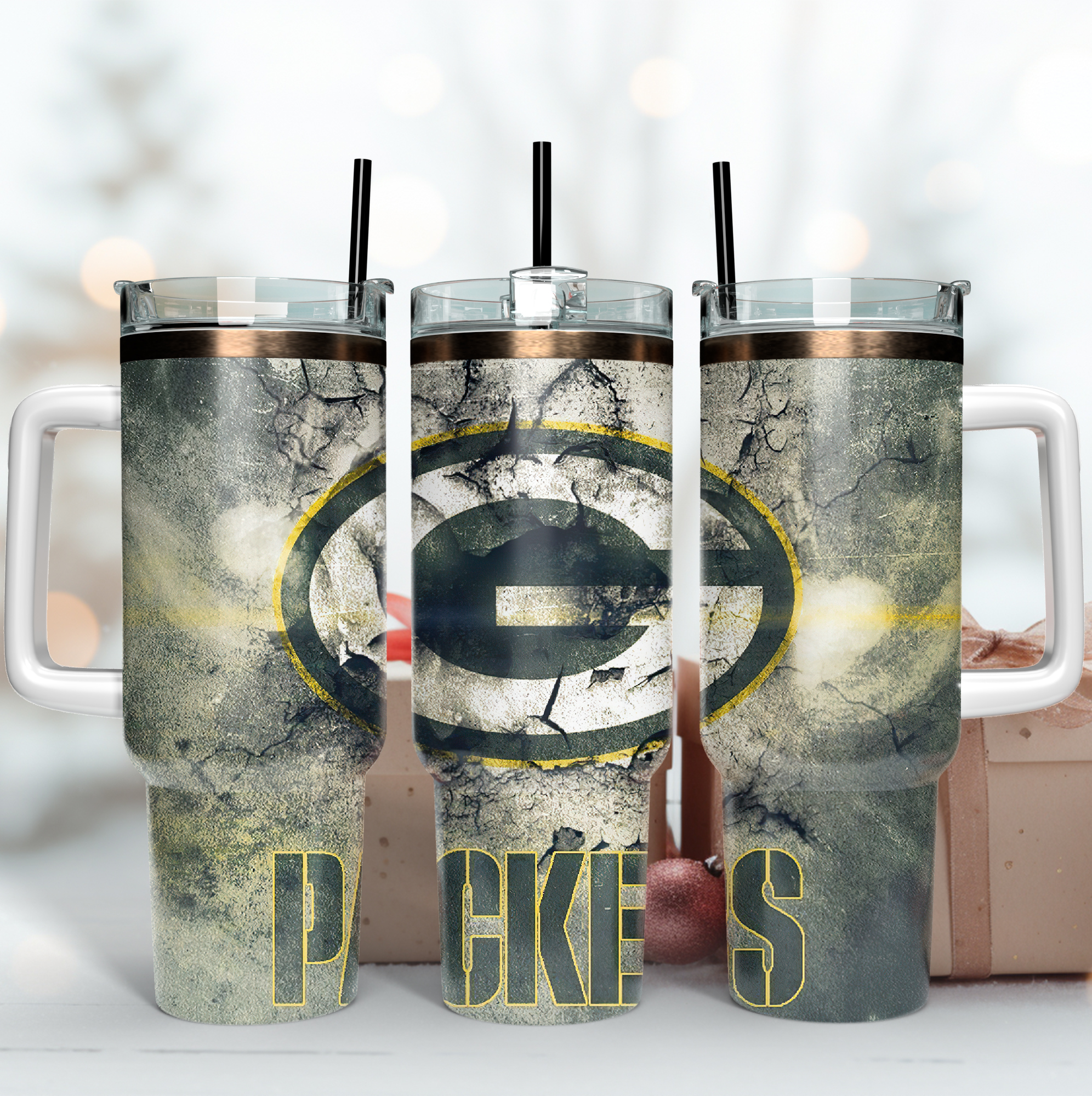 Green Bay Packers NFL Custom Stanley Cup 40 oz 30 oz Tumbler With HandleTVC2301167