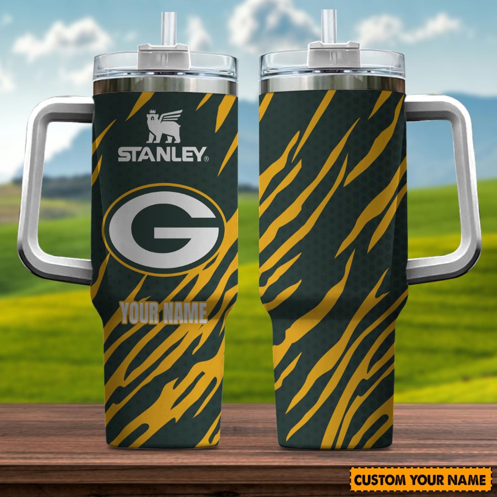 Green Bay Packers NFL Custom Stanley Cup 40 oz 30 oz Tumbler With HandleTVC230136