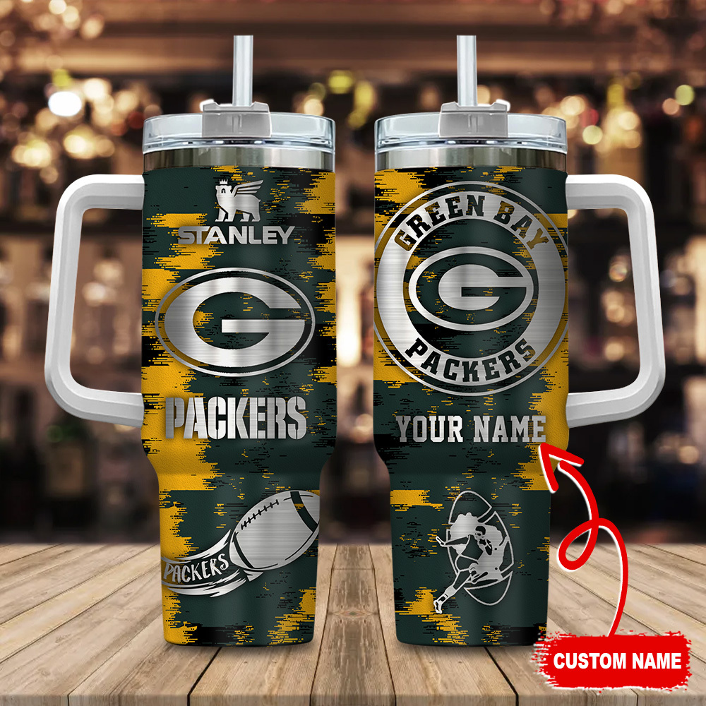 Green Bay Packers NFL Custom Stanley Cup 40 oz 30 oz Tumbler With HandleTVC230149