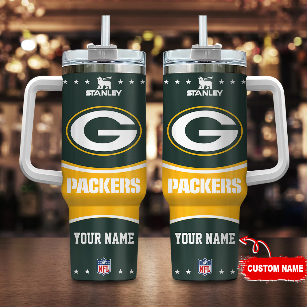 Green Bay Packers NFL Custom Stanley Cup 40 oz 30 oz Tumbler With HandleTVC230172